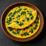 Cheesy Spinach Omelette