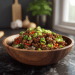 Easy Korean Ground Beef Bowl