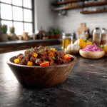 Beer braised brisket chili 1