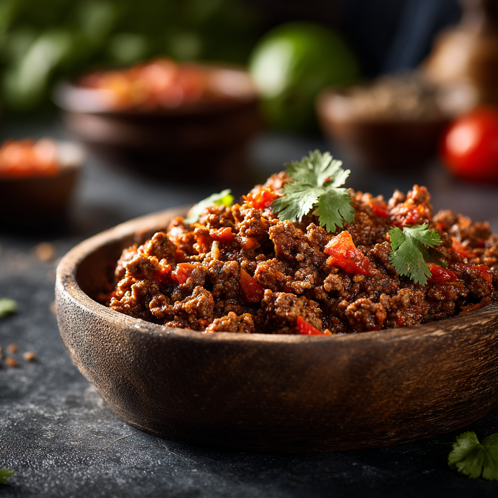 Texas style beef chili 1