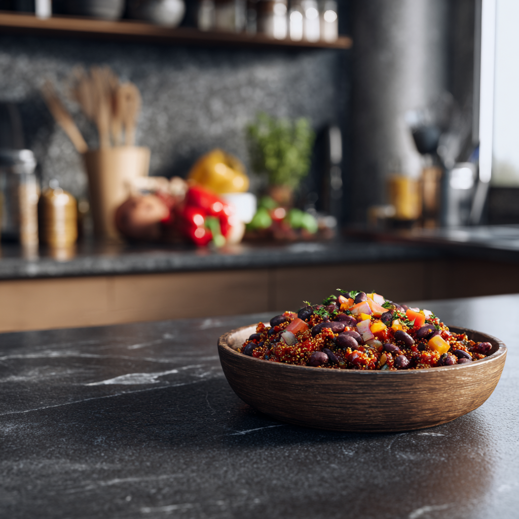 Vegetarian quinoa chili 2