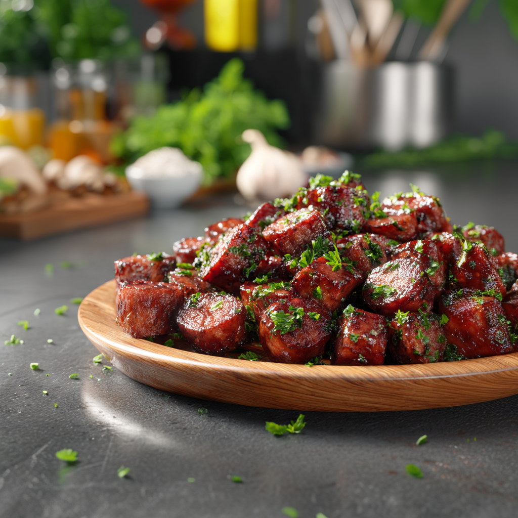 Maple Dijon Kielbasa Bite Plate